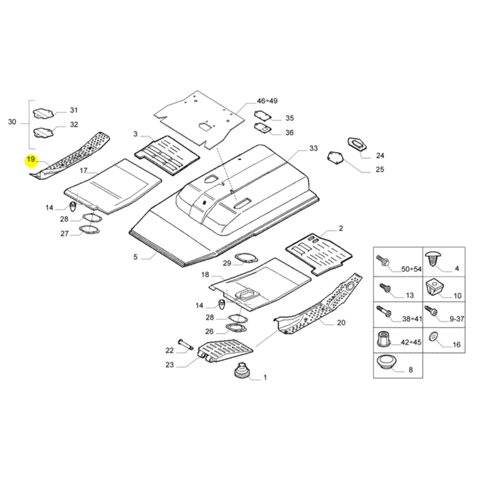 Guarnição da Soleira Porta Direita Origi ...