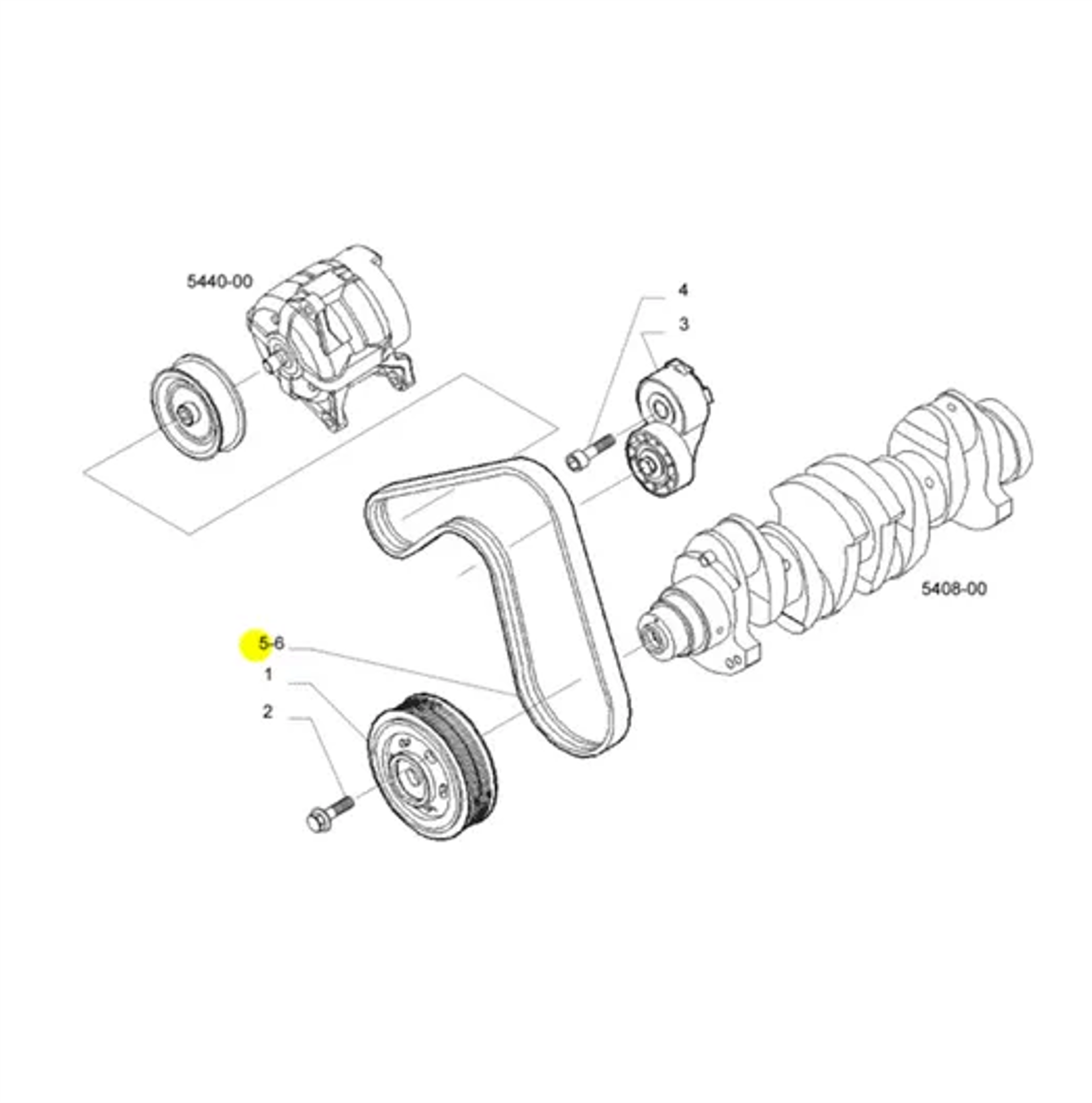Correia Alternador Motor Iveco Daily Nex ...