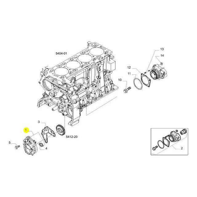 Bomba de Óleo do Motor Daily Iveco 58018 ...