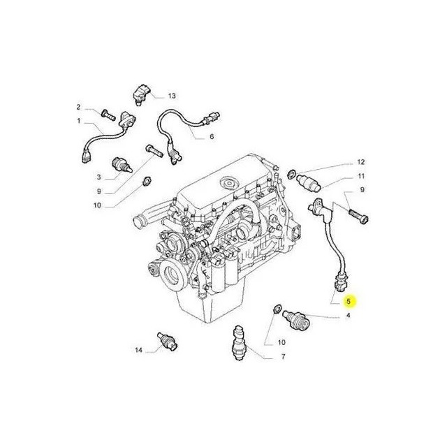 Sensor de Rotação 500306772 Iveco