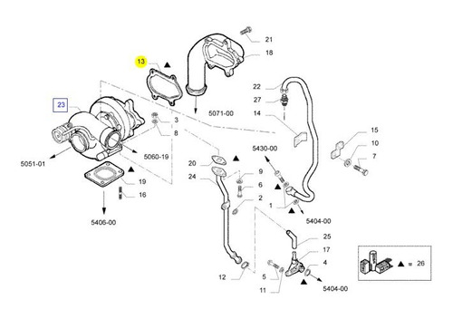 Junta Guarnição Plana Motor Original Ive ...