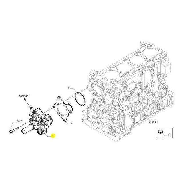 Bomba DÁgua do Motor Daily 5801514155 Iveco