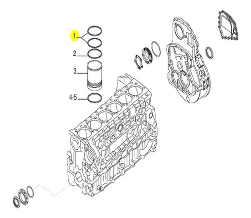  Anel Vedação Camisa Motor Original Ivec ...