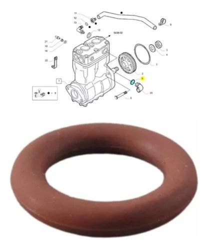 Anel Vedação Compressor Menor Original I ...