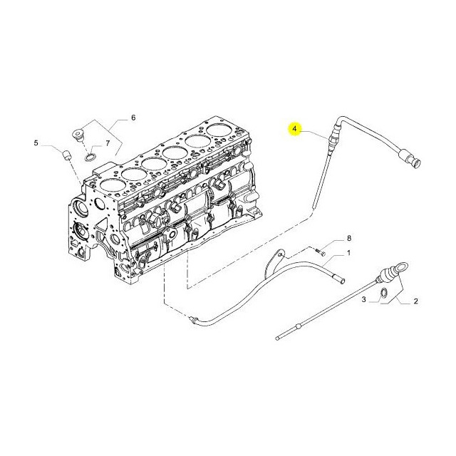 Sensor do Nível de Óleo Tector 4897788 Iveco