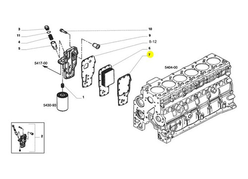 Junta Trocador Calor Original Iveco Tect ...