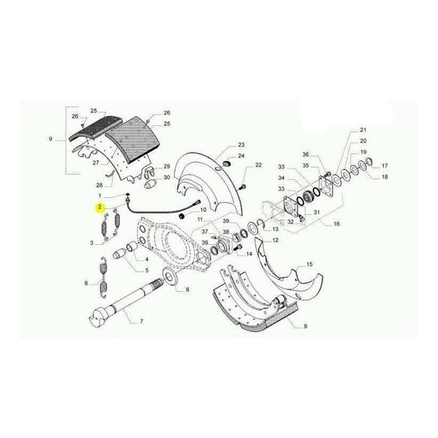 Sensor da Lona de Freio Stralis 42539437 ...