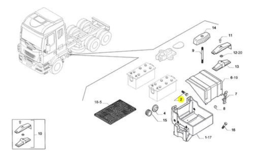 Parafuso Do Coxim Original Iveco Stralis ...