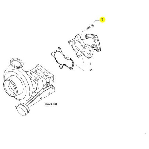 Parafuso Fixação Tubo Saída Ar Original  ...