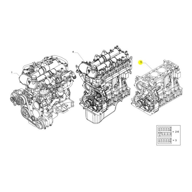 Motor Short Block Parcial Daily 70c17 580...