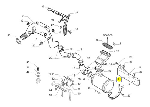 Distancial Coxim Radiador Original Iveco ...