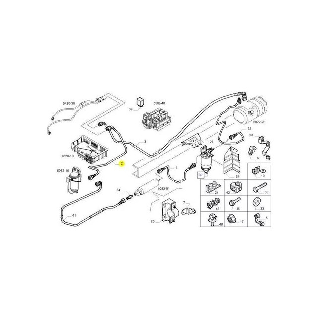 Tubo de Combustível Daily 5802008543 Iveco