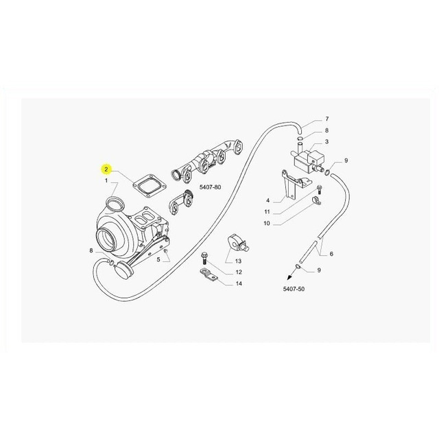 Junta da Mesa da Turbina 98451118 Iveco